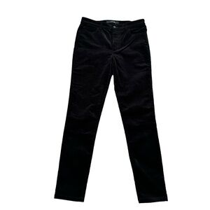 Joes black velvet jeans